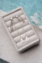 Heliophilia Silver Pendientes de Plata de Ley con Recubrimiento de Rodio